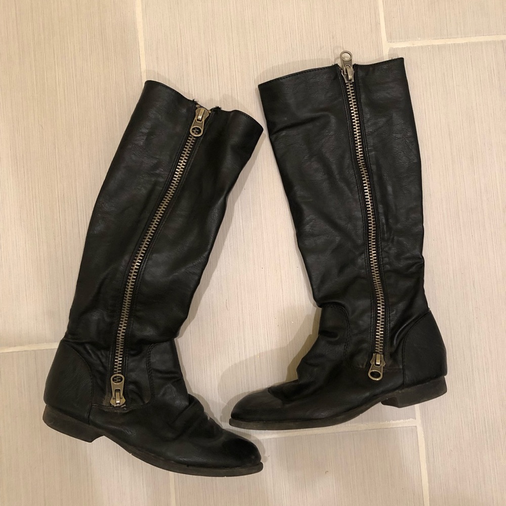 Full side zip boots